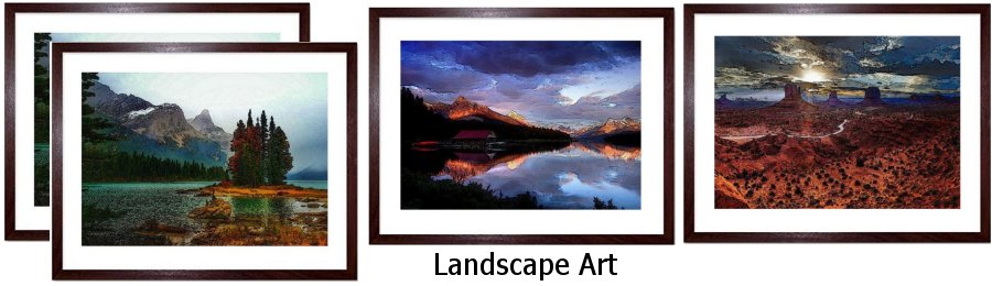 Landscapee Art Framed Prints